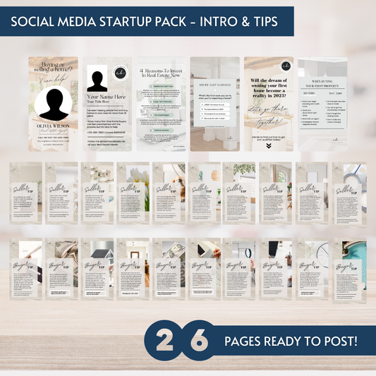 26 Pack - Social Media Templates (Contemporary)