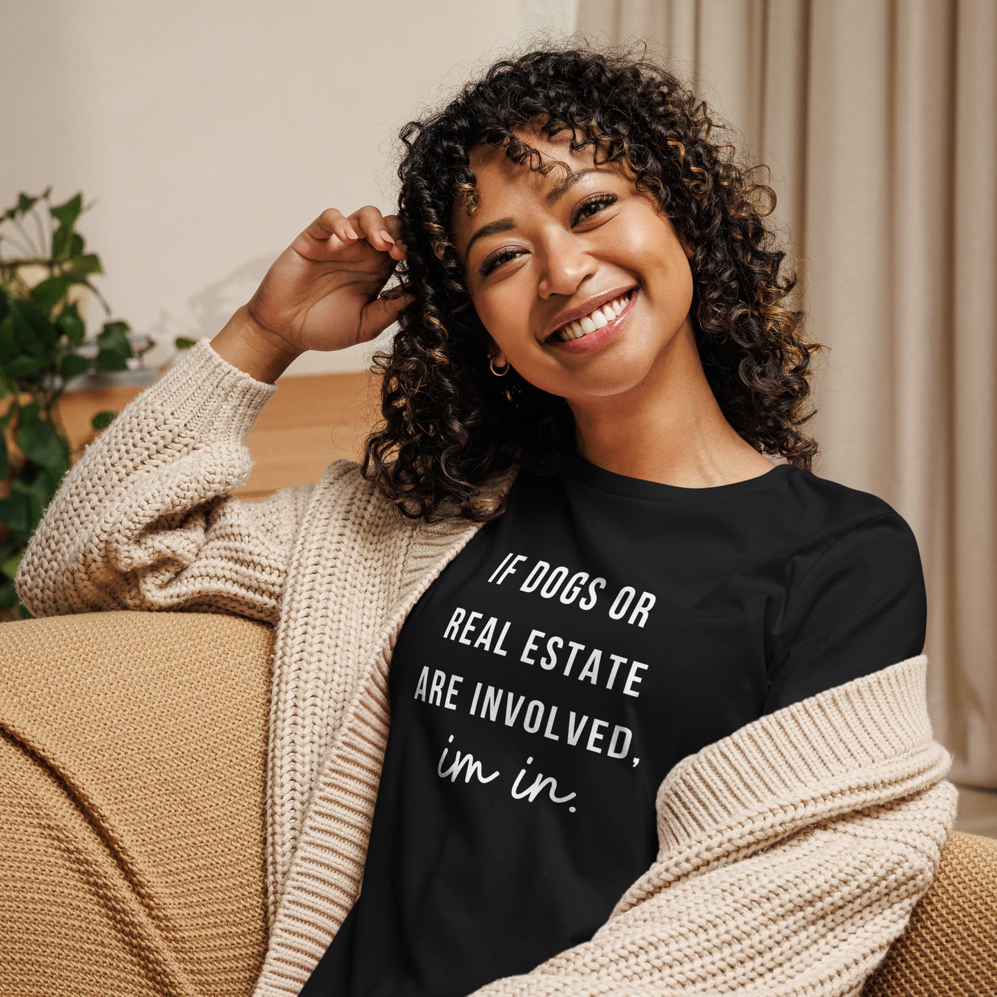 Dogs & Real Estate Women's Relaxed T-Shirt